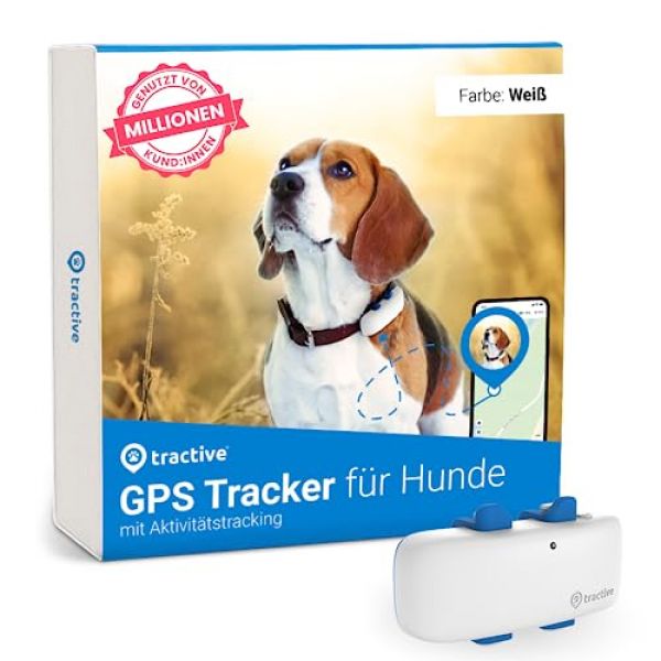 GPS-Tracker von Tractive zur Hundeortung