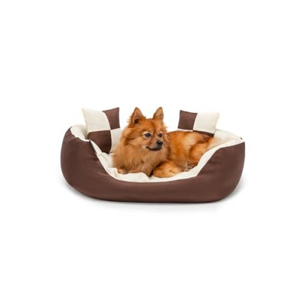 dibea Hundebett mit Kuschelkissen