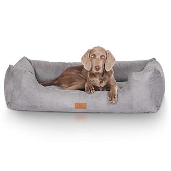 Graues Hundekörbchen XXL von Knuffelwuff