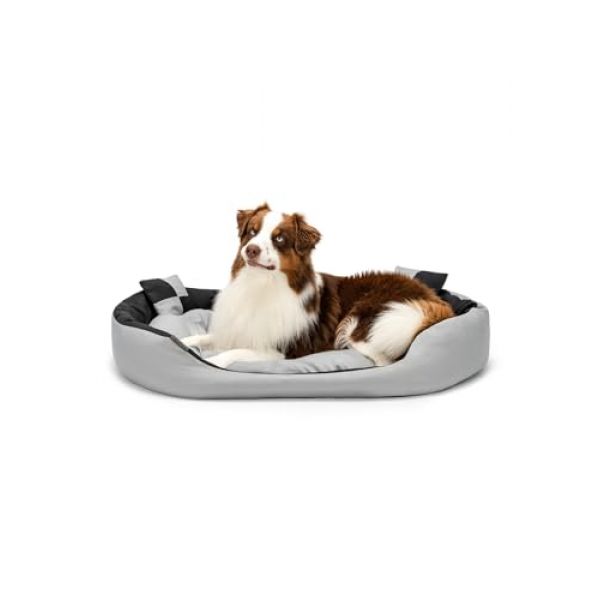 dibea Hundebett mit wendbaren Bezügen