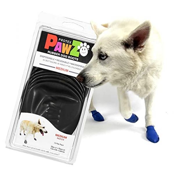 Hundesocken aus Gummi von PAWZ - wasserfest