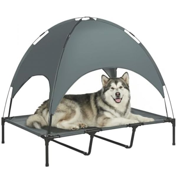 Pawhut Haustierbett mit Baldachin