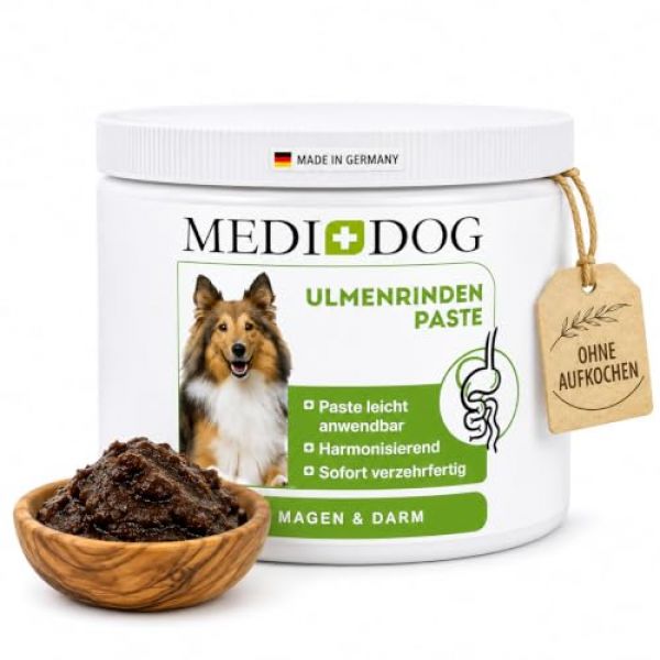 Premium Ulmenrinde Paste für Hunde von Medidog