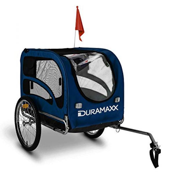 Duramaxx King Rex Hundeanhänger für Fahrräder