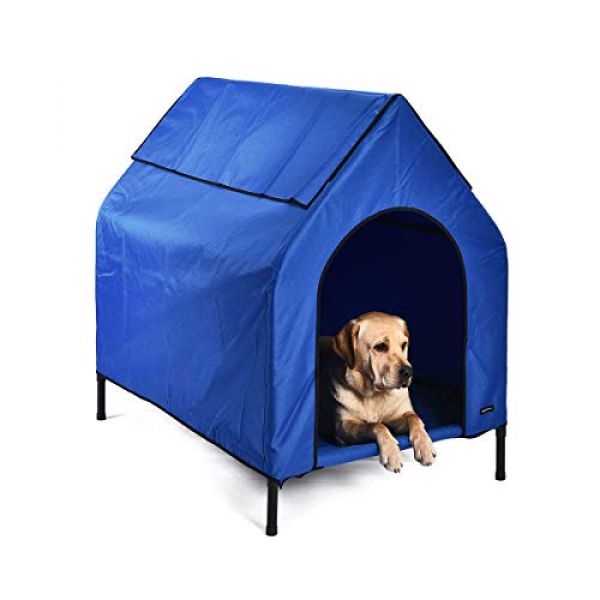 Tragbare Hundehütte-Liege mit Überdachung