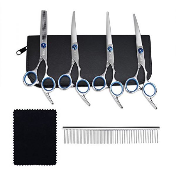 Hundescheren-Set mit Effilierschere