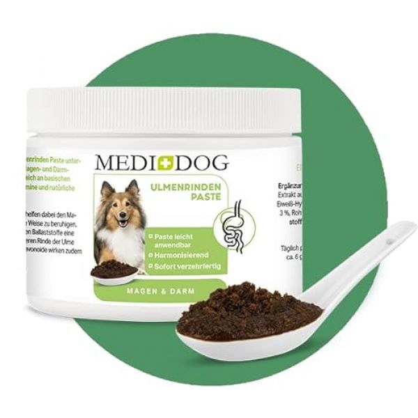 Premium Ulmenrinde Paste für Hunde von Medidog