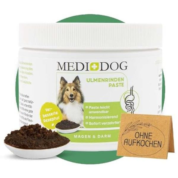 Premium Ulmenrinde Paste für Hunde von Medidog