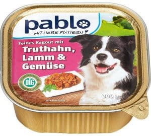 Pablo feines Ragout mit Truthahn, Lamm & Gemüse